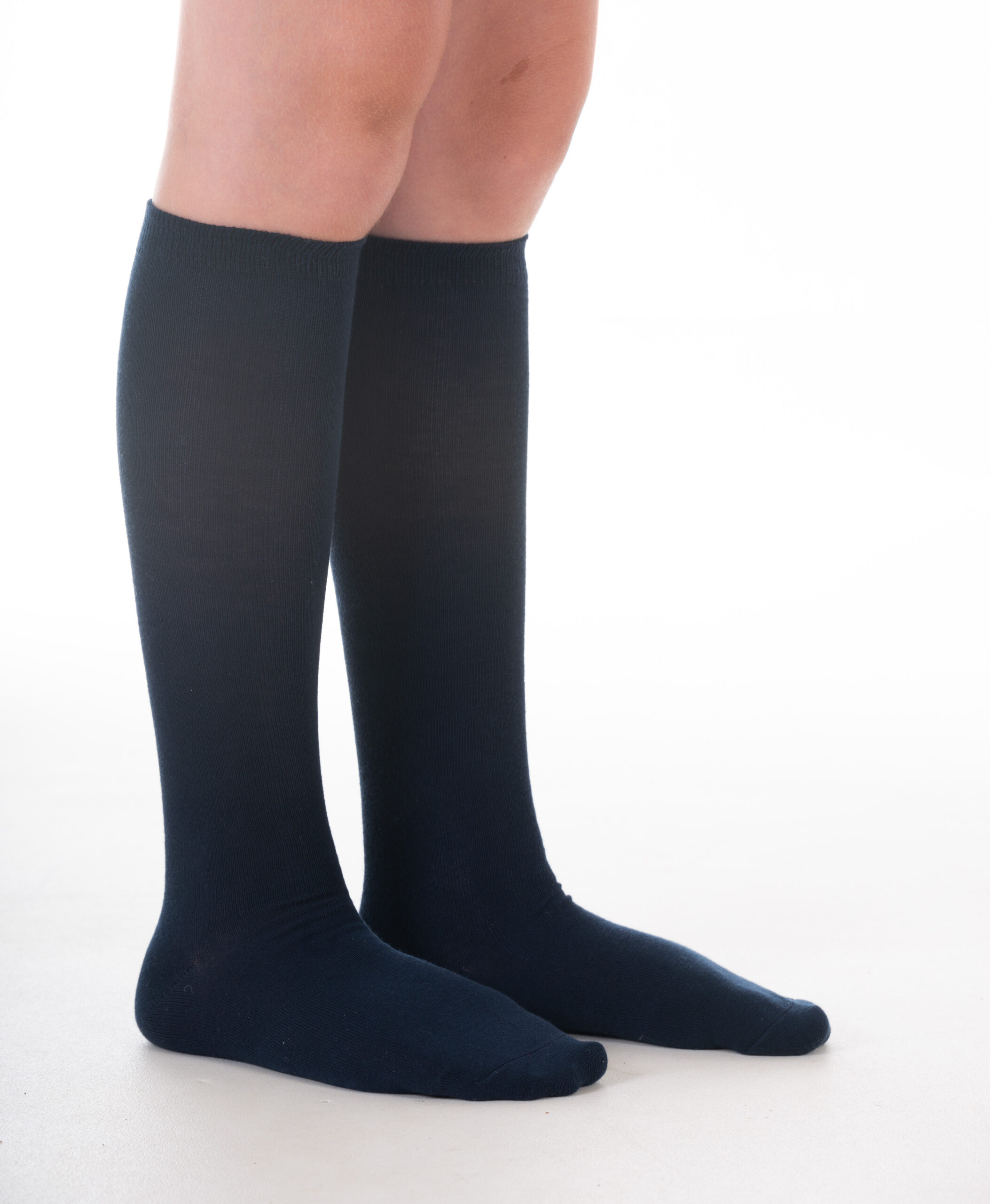 knee high sock Navy 2pk 1