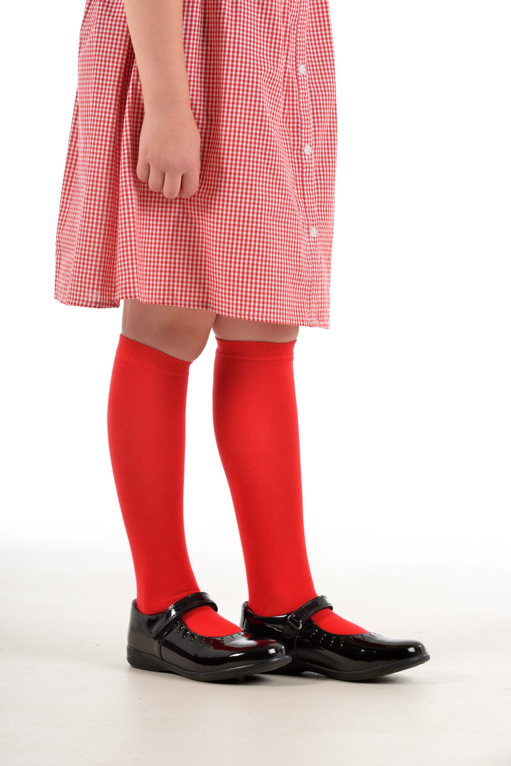 knee high sock red 2pk 1