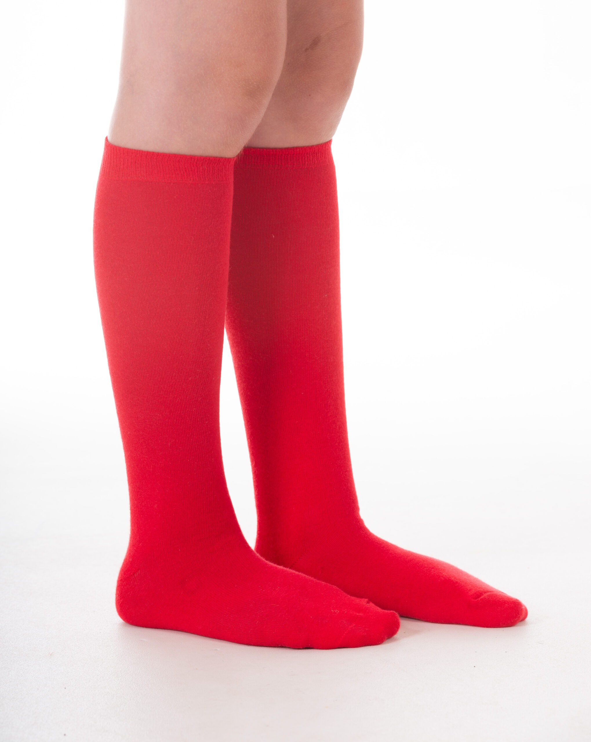 knee high sock red 2pk 2